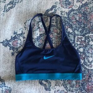 Nike Dri-Fit Sports Bra racerback Size Small